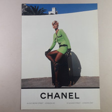 Chanel Fashion Clothing 1989 Original Paper Magazine Advert