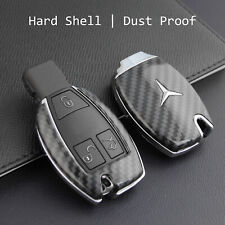 Car Key Fob Chain Fits Mercedes-Benz Accessories Keychain Ring Cover Case Black