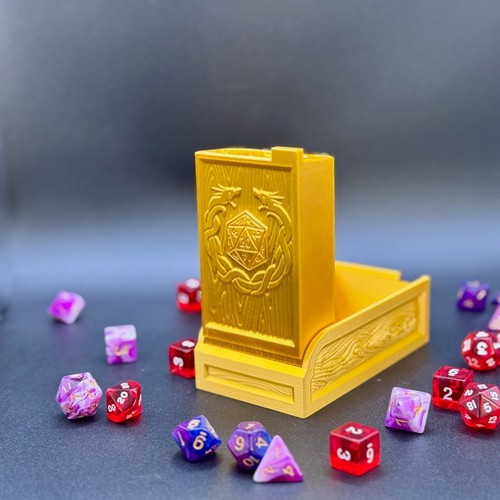 Travel pocket dice tower - travel/pocket, for