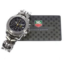 TAG HEUER LINK CT2115 Ayrton Senna Limited Edition 41mm SS Black Dial #C630
