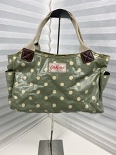 Cath Kidston Medium Polka Dot Shoulder Bag Green Pre Owned