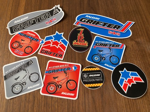 Raleigh grifter 10pc sticker - grifter,