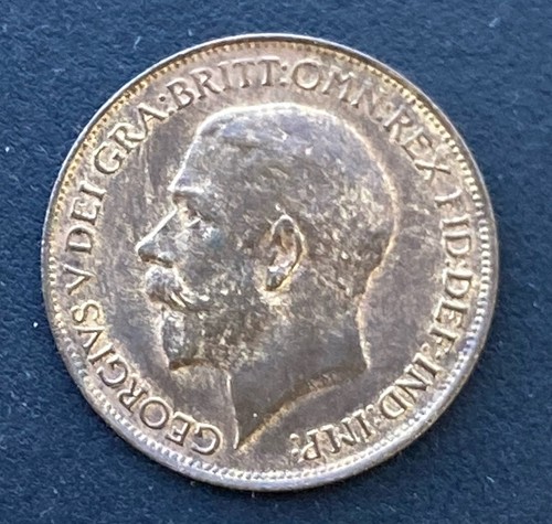 1911 george half penny coin - 1911,