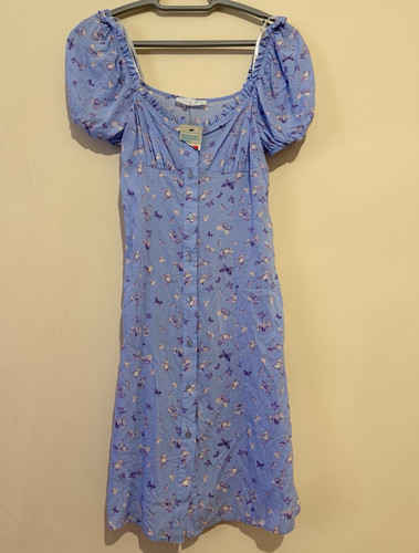 Primark blue floral butterfly - primark,