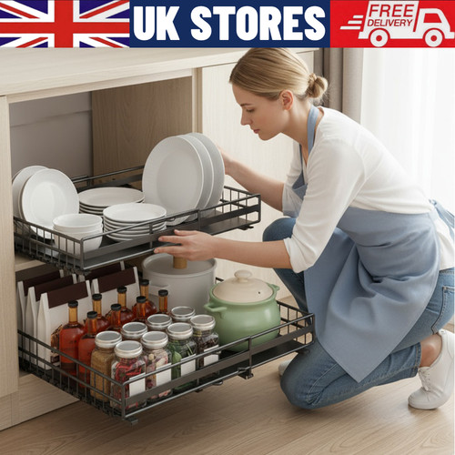 Tier pull out basket - 2-tier,