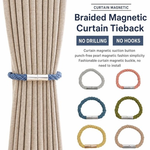 2pcs magnetic curtain tiebacks - 2pcs,