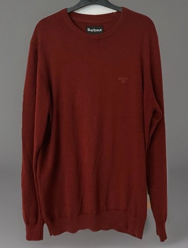 Barbour burgandy crew neck - barbour,