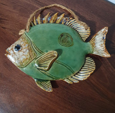 Glazed Pottery Fish Hanging