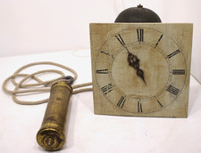 Late 17th/Early 18th Century Birdcage 30hr Shelf Longcase Clock Movement +Weight