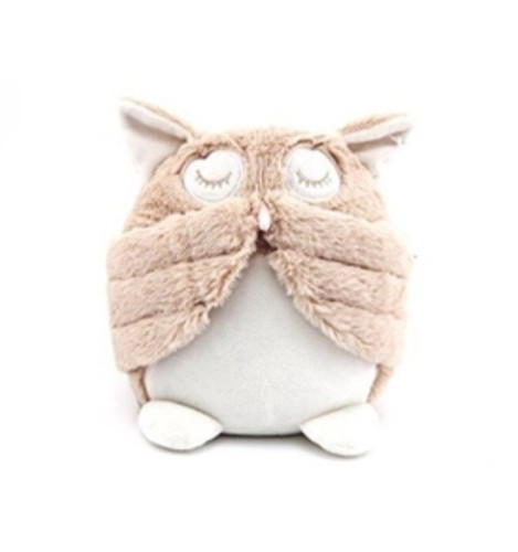 Soft owl door stop 18cm - soft,