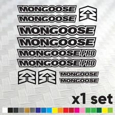 Mongoose pro bike stickers - bike,
