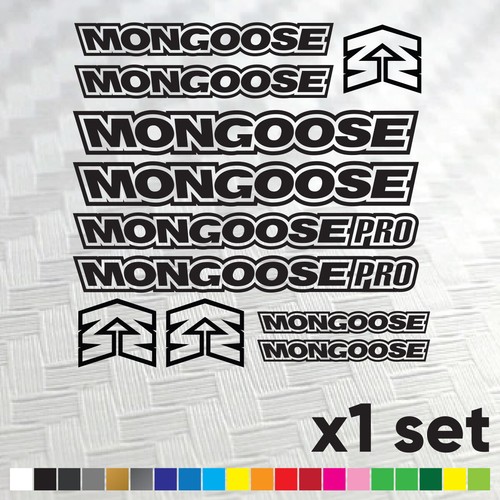Mongoose pro bike stickers - bike,