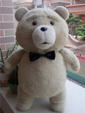 45cm New Ted 2 Movie Ted The Bear Black Bow Tie Plush Doll Soft Toy Cute doll