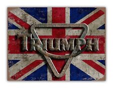 Triumph Style Motorcycle Metal