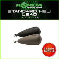 KORDA HELI LEADS (x5) - ALL SIZES | NEW - CARP FISHING WEIGHTS