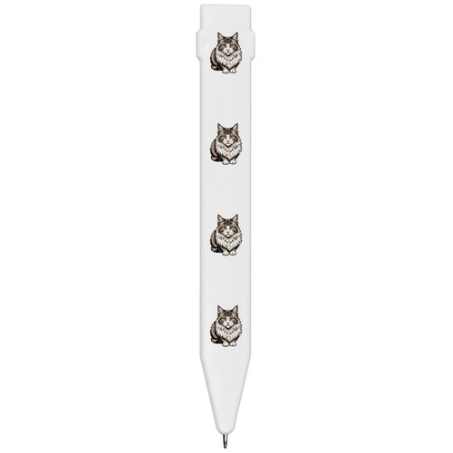 Norwegian forest cat flat - cat',