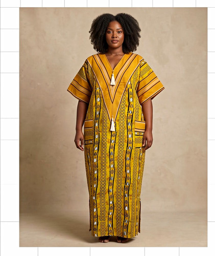 Women yellow african - yellow,