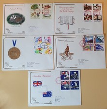 FDC - 1988 - COLLECTION OF 5 COTSWOLD FIRST DAY COVERS -  #3298