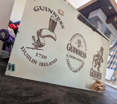 Large vintage guinness - guinness, pub