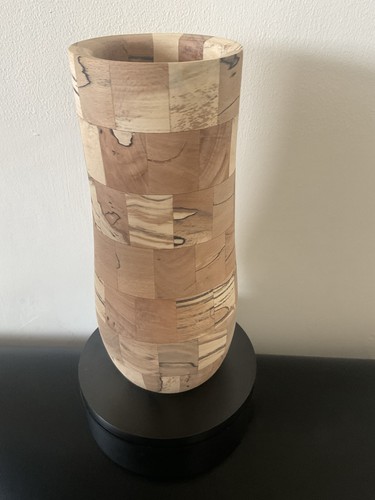 Wooden vase - wooden,