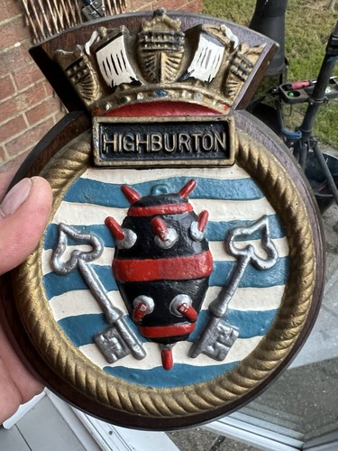 Rare hms highburton - rare, navy