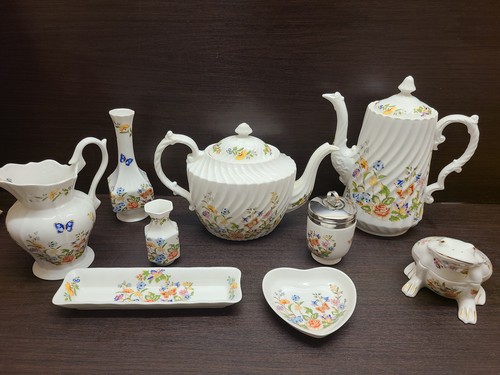 Aynsley cottage garden teapot - aynsley,