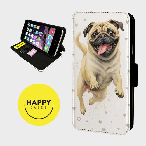 Pure pug love hearts - pug,