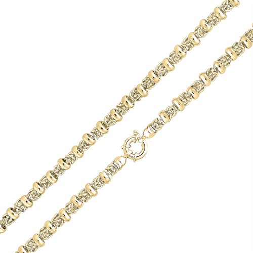 18ct gold vermeil byzantine - gold,