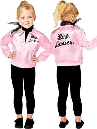 Amscan girls grease - girls, pink