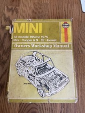 Mini (All Models 1959-1975) Haynes Owners Workshop Manual