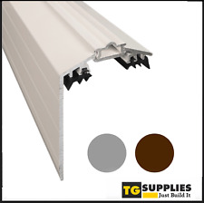 AluTGlaze Gable End Side Glazing Bar For Glass And Perspex Polycarbonate Sheets