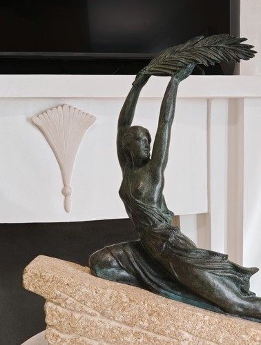 Bronze sculpture art deco - art,