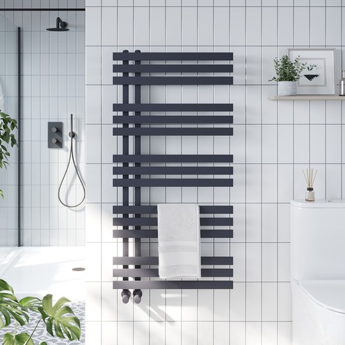 Designer towel rail anthracite - towel,