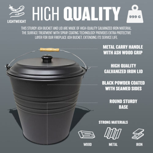 12l metal ash - metal, with