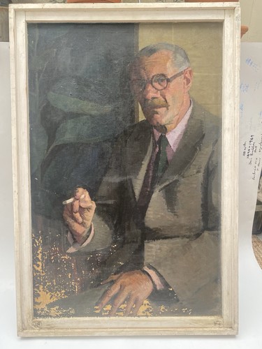 Antique oil painting - antique, large