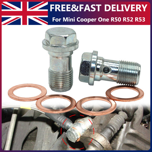 2pcs rear brake caliper hose - rear,