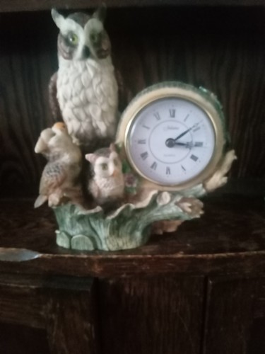 Juliana quartz owls - owls, resin
