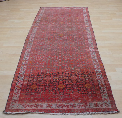 Antique hall runner carpet rug - runner,