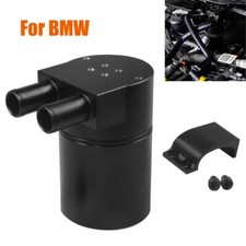 Billet Aluminum Oil Catch Can Tank 19mm For BMW N54 335i 535i 335xi Hose adapter