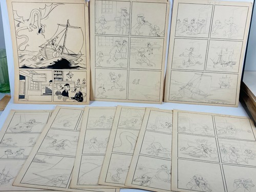 Original comic book pencil - original,
