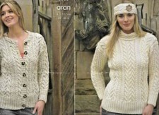 1848 LADY'S ARAN CARDIGAN