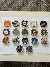 VERY RARE VINTAGE chips x 17