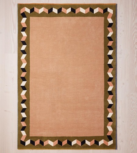Hand tufted wool rug - wool,