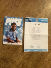 COVENTRY CITY V WATFORD 25 OCTOBER 2025 PROGRAMME & TEAM SHEET