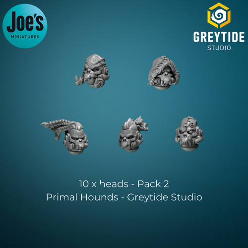 Heads pack 2 - x, primal