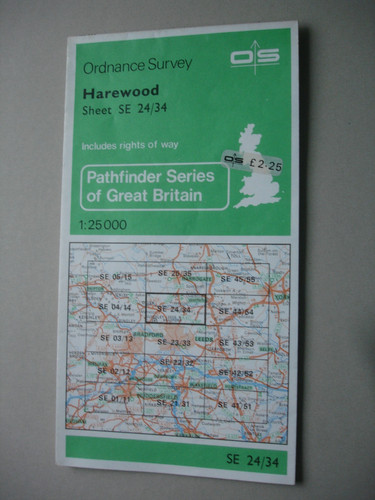 1974 harewood ordnance survey - harewood,