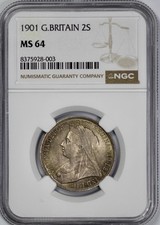 1901 Great Britain Silver 2S