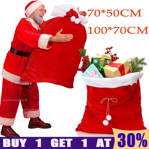 Giant red christmas - red, santa