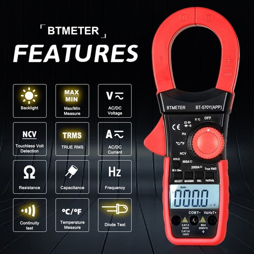 Trms digital multimeter clamp - digital,