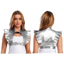 Women's Metallic Shoulder